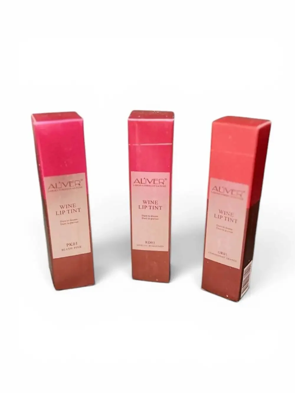 AL'IVER Wine Lip Tint Liquid Lipstick Set 3 Set!